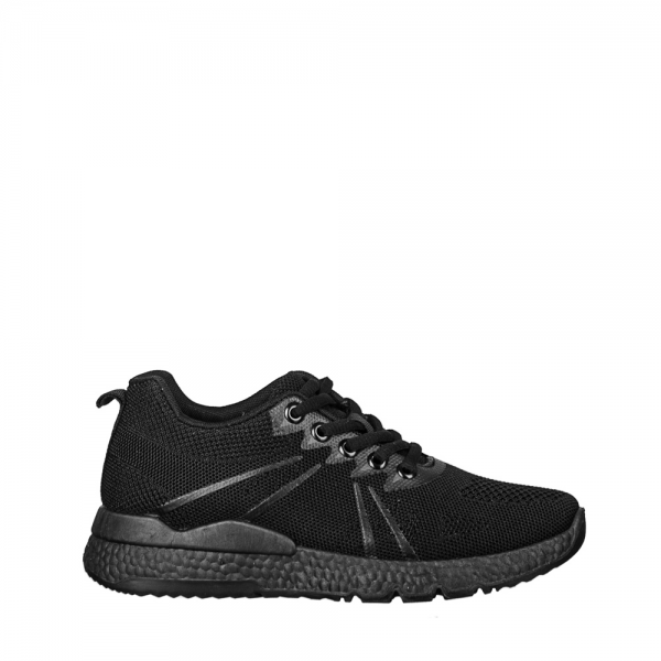 Дамски спортни обувки  черни от текстилен материал  Bicoz, 2 - Kalapod.bg